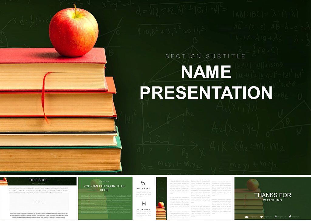 Math Lessons PowerPoint Presentation Template | Download Now