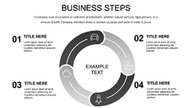 Diagram page 18 - Internet Access PowerPoint presentation template 
