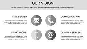 Diagram page 20 - Internet Access PowerPoint presentation template 