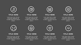 Diagram page 24 - Internet Access PowerPoint presentation template 