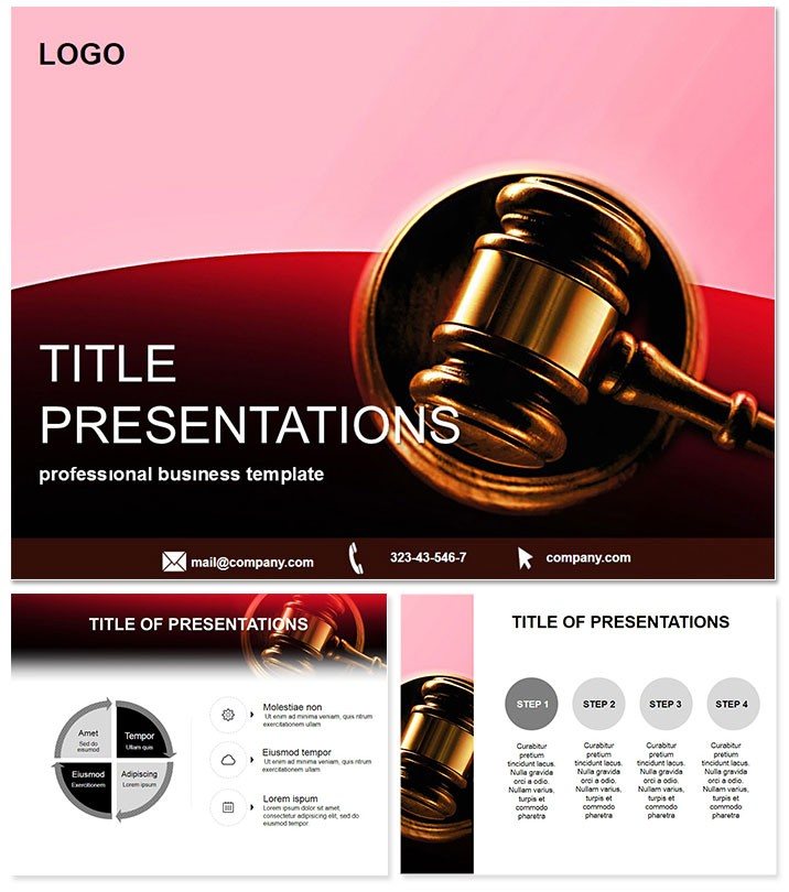 law case presentation template
